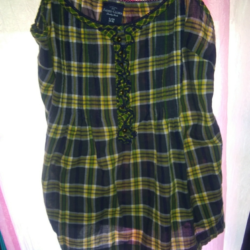 Flannel tank top